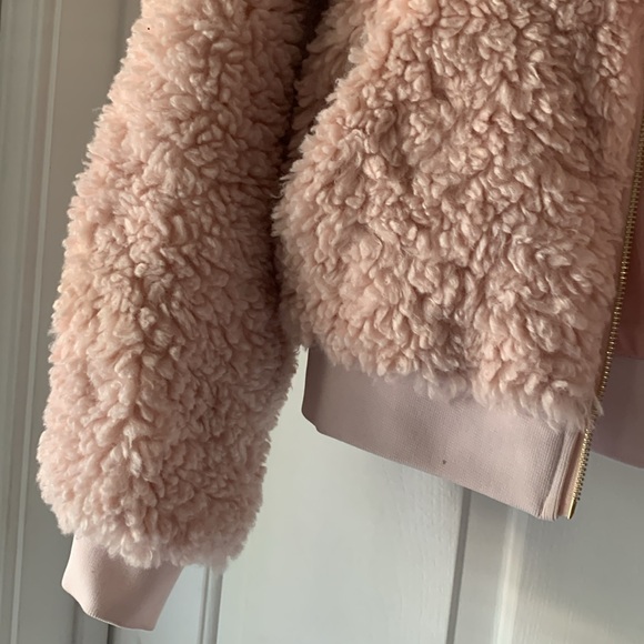 Celebrity Fashion by Hera Collection Sherpa Pink Jacket - Picture 10 of 16